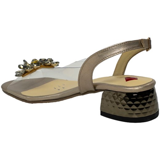 Sandały Stylowe Maccioni 476-08 Złote Maccioni 38 EuroButy.com.pl wyprzedaż