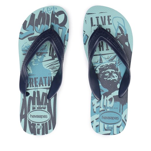 Japonki Havaianas 41402842404 Niebieski ze sklepu eobuwie.pl w kategorii Klapki męskie - zdjęcie 173452452