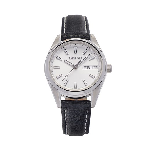 Zegarek Seiko Classic Quartz Lady SUR455P1 Srebrny ze sklepu eobuwie.pl w kategorii Zegarki - zdjęcie 173452521