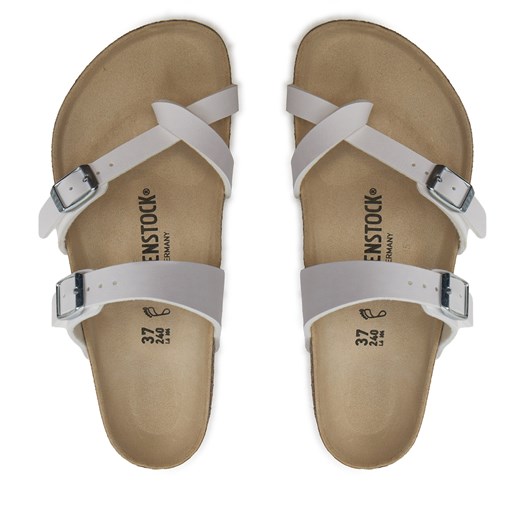 Japonki Birkenstock Mayari 0071051 Biały ze sklepu eobuwie.pl w kategorii Klapki damskie - zdjęcie 173452542