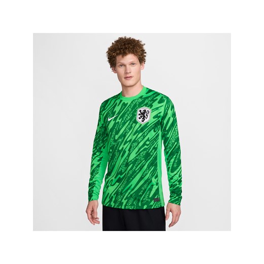 Męska koszulka piłkarska Nike Dri-FIT Holandia (drużyna męska) Stadium Goalkeeper 2024/25 – replika - Zieleń ze sklepu Nike poland w kategorii T-shirty męskie - zdjęcie 173452812