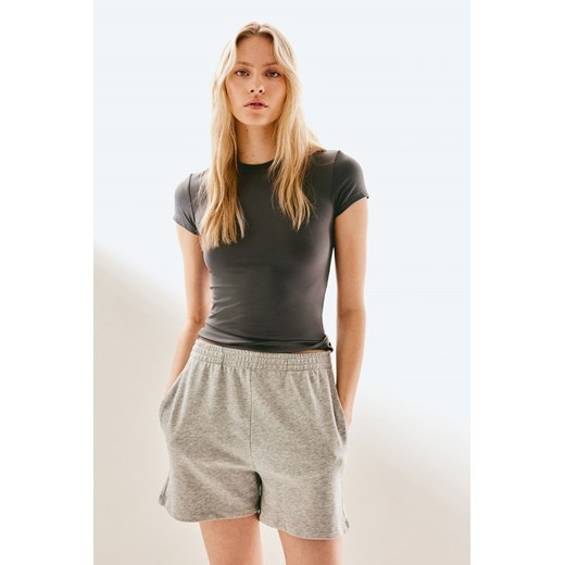 H & M - Dopasowany T-shirt - Szary H & M XL H&M