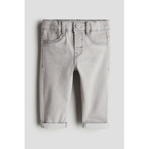 H & M - Dżinsy Skinny Fit - Szary ze sklepu H&M w kategorii Spodnie i półśpiochy - zdjęcie 173453032