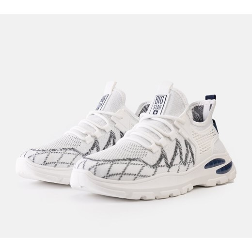 Białe sneakersy Big Star NN174461 40 ButyModne.pl