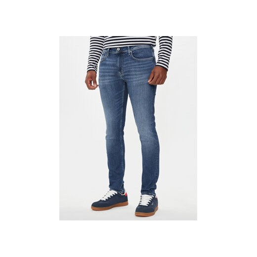 Pepe Jeans Jeansy Finsbury PM206321 Niebieski Skinny Fit ze sklepu MODIVO w kategorii Jeansy męskie - zdjęcie 173456562