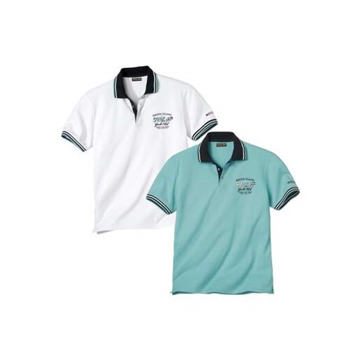 Zestaw 2 koszulek polo South Ocean ze sklepu Atlas For Men w kategorii T-shirty męskie - zdjęcie 173456984