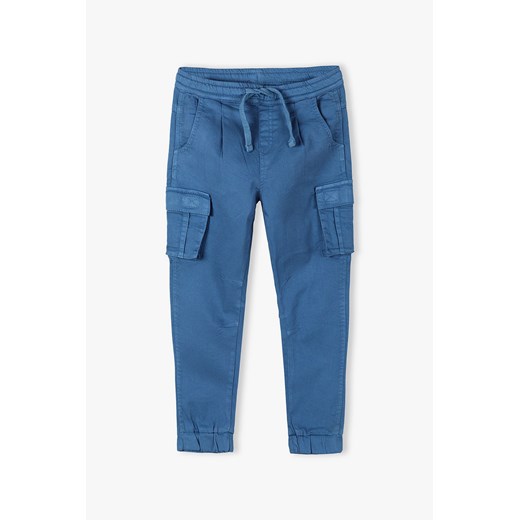 Spodnie chłopięce typu jogger - niebieskie Lincoln & Sharks By 5.10.15. 170 5.10.15