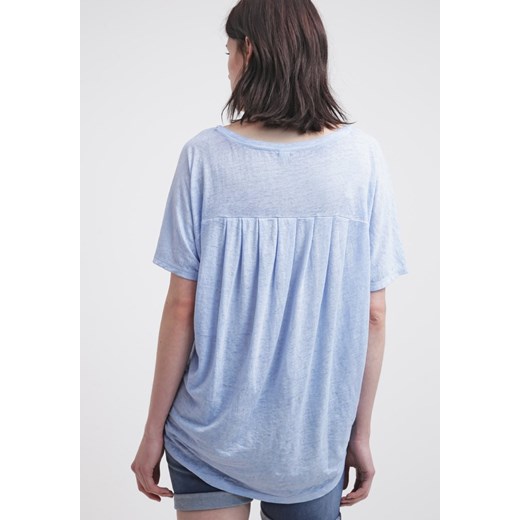 s.Oliver Tshirt basic soft blue zalando  bawełna