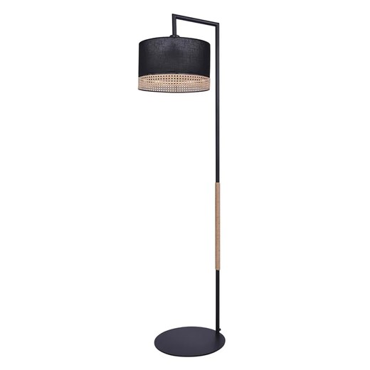 Czarna lampa podłogowa w stylu boho - S909-Versi ze sklepu Edinos.pl w kategorii Lampy podłogowe - zdjęcie 173464392