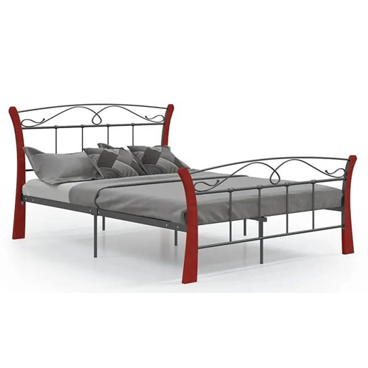 Metalowe łóżko w stylu vintage 120x200 cm F2-B87 ze sklepu Edinos.pl w kategorii Łóżka i materace - zdjęcie 173465220