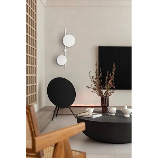 Biały minimalistyczny kinkiet 2 koła - A480-Izor Lumes One Size Edinos.pl