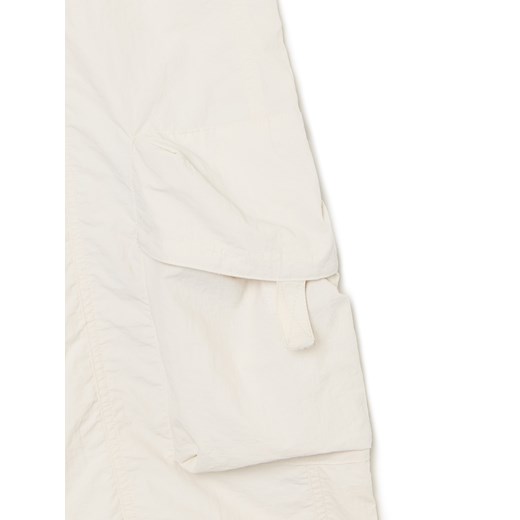 Cropp - Jasne spodnie parachute & cargo - jasnopomarańczowy Cropp 38 Cropp