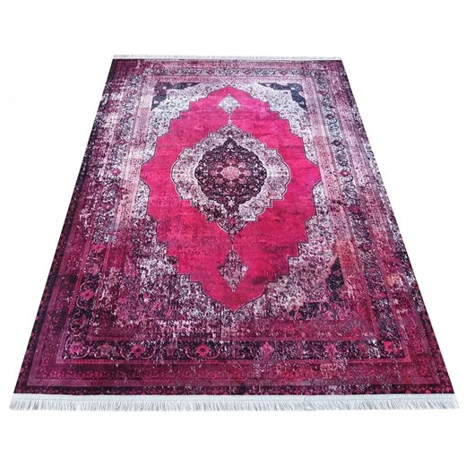 Różowy prostokątny dywan w stylu vintage N5-R81 ze sklepu Edinos.pl w kategorii Dywany - zdjęcie 173475791