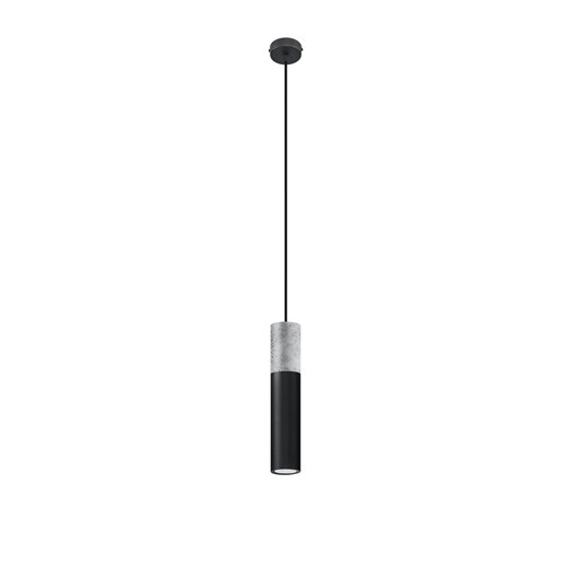 Czarna betonowa lampa wisząca loft - EX568-Borgis Lumes One Size Edinos.pl wyprzedaż