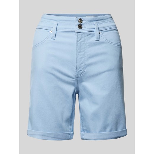 Szorty jeansowe o kroju regular fit ze szlufkami na pasek ze sklepu Peek&Cloppenburg  w kategorii Szorty - zdjęcie 173478810