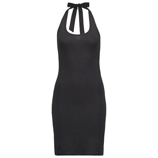 Even&Odd Sukienka z dżerseju black zalando  abstrakcyjne wzory