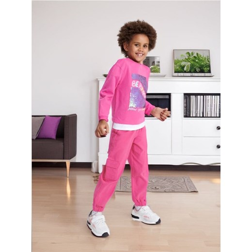 Sinsay - Spodnie - różowy ze sklepu Sinsay w kategorii Spodnie dziewczęce - zdjęcie 173499253