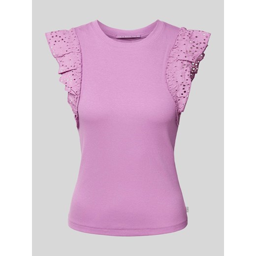 Top z prążkowanym efektem ze sklepu Peek&Cloppenburg  w kategorii Bluzki damskie - zdjęcie 173500552