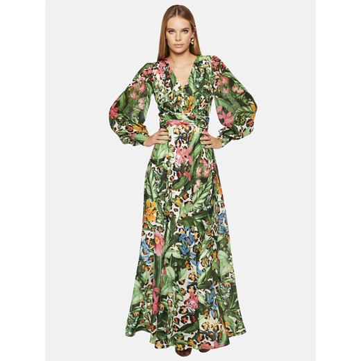 Sukienka maxi w tropikalne kwiaty L'AF Kailani ze sklepu Eye For Fashion w kategorii Sukienki - zdjęcie 173501042