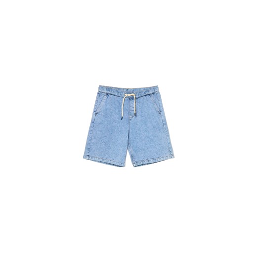 Cropp - Jeansowe spodenki loose - niebieski ze sklepu Cropp w kategorii Spodenki męskie - zdjęcie 173501303
