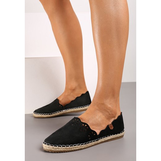 Czarne Espadryle Undefeatability ze sklepu born2be.pl w kategorii Espadryle damskie - zdjęcie 173501723