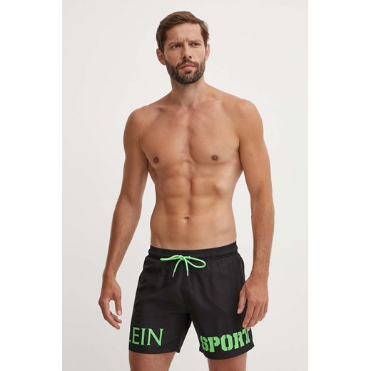 PLEIN SPORT szorty kąpielowe kolor czarny PS24MBM01 Plein Sport L ANSWEAR.com