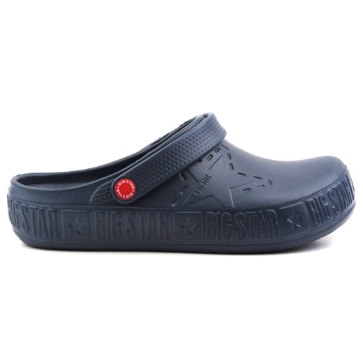Piankowe klapki damskie, clogsy- BIG STAR II275002, granatowe 36 ulubioneobuwie