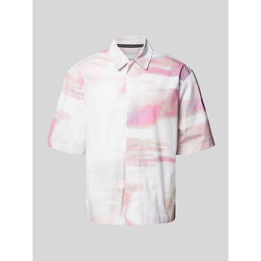 Koszula casualowa o kroju relaxed fit z efektem batiku model ‘DIFFUSED’ ze sklepu Peek&Cloppenburg  w kategorii Koszule męskie - zdjęcie 173504190