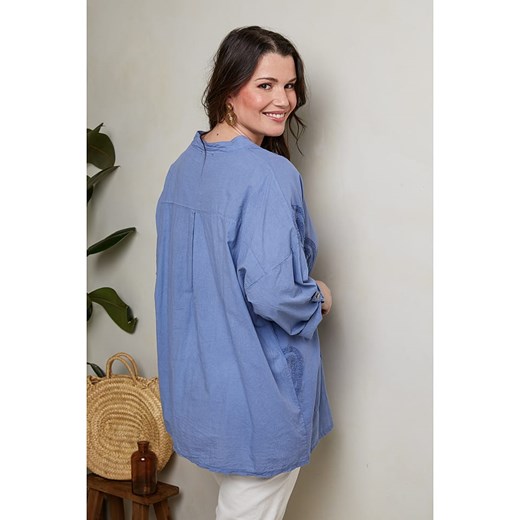 Curvy Lady Bluzka w kolorze błękitnym Curvy Lady 44/46 okazja Limango Polska