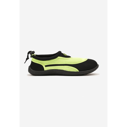 Czarno-Zielone Buty Sportowe z Siateczki z Elastyczną Podeszwą Camagia ze sklepu born2be.pl w kategorii Buty sportowe męskie - zdjęcie 173505240