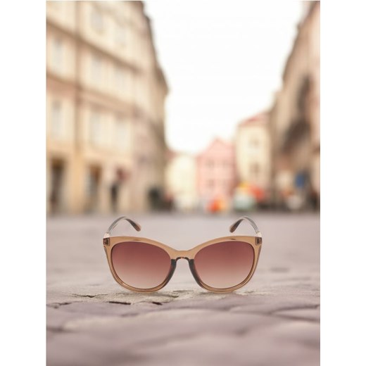 Sinsay - Okulary przeciwsłoneczne - brązowy ze sklepu Sinsay w kategorii Okulary przeciwsłoneczne damskie - zdjęcie 173506173