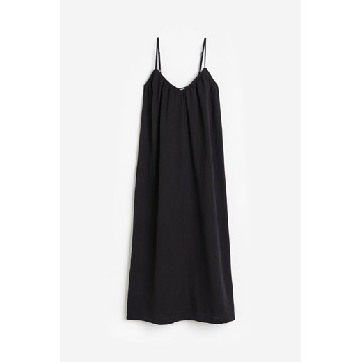 H & M - Bawełniana sukienka - Czarny ze sklepu H&M w kategorii Sukienki - zdjęcie 173507413