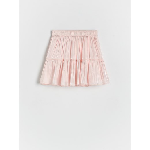 Reserved - Spódnica z metalicznym efektem - różowy ze sklepu Reserved w kategorii Spódnice dziewczęce - zdjęcie 173510711