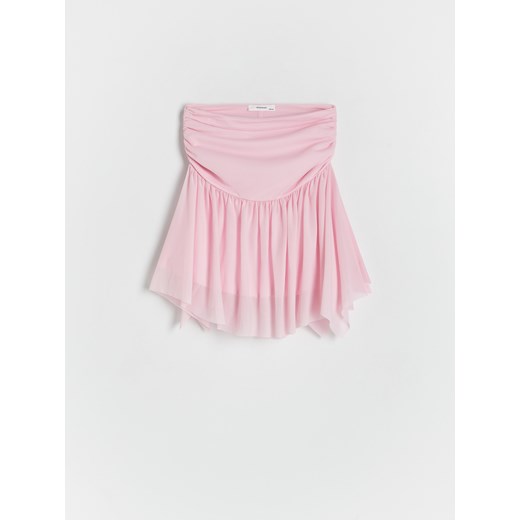 Reserved - Spódniczka z falbanką - różowy ze sklepu Reserved w kategorii Spódnice dziewczęce - zdjęcie 173511190