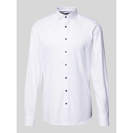 Koszula biznesowa o kroju slim fit z kołnierzykiem typu kent model ‘Royal’ ze sklepu Peek&Cloppenburg  w kategorii Koszule męskie - zdjęcie 173513710