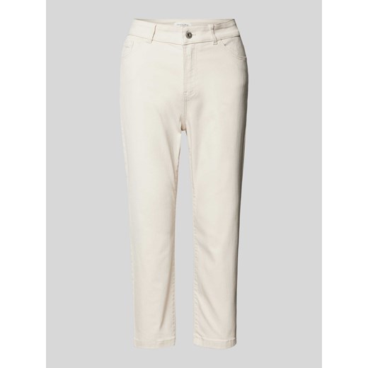 Spodnie o skróconym kroju slim fit ze sklepu Peek&Cloppenburg  w kategorii Spodnie damskie - zdjęcie 173513724