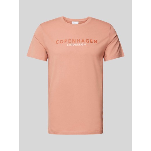 T-shirt z nadrukiem z logo model ‘Copenhagen’ ze sklepu Peek&Cloppenburg  w kategorii T-shirty męskie - zdjęcie 173513870