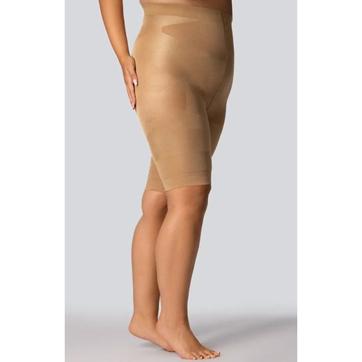 Szorty wyszczuplające z wysokim stanem ciemnobeżowe Smoothwear, Kolor ciemny beż (golden pearl), Rozmiar 6/7, Mona Queen Size ze sklepu Primodo w kategorii Bielizna wyszczuplająca - zdjęcie 173515193