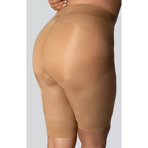 Szorty wyszczuplające ze średnim stanem ciemnobeżowe Smoothwear, Kolor ciemny beż (golden pearl), Rozmiar 8/9, Mona Queen Size ze sklepu Primodo w kategorii Bielizna wyszczuplająca - zdjęcie 173515202