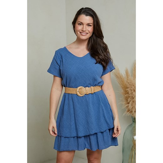 Curvy Lady Sukienka w kolorze niebieskim Curvy Lady 40/42 Limango Polska promocja