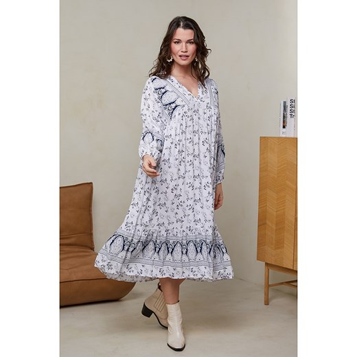 Curvy Lady Sukienka w kolorze białym ze sklepu Limango Polska w kategorii Sukienki - zdjęcie 173516762