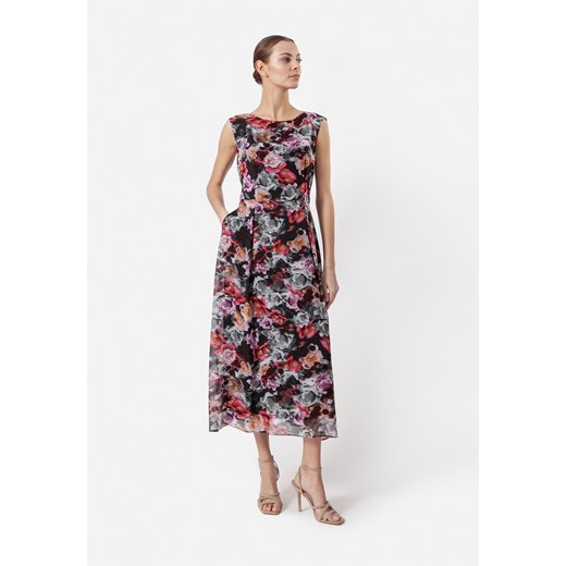 Długa wiskozowa sukienka w róże ze sklepu Molton w kategorii Sukienki - zdjęcie 173522170