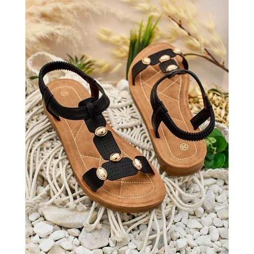 Royalfashion Zdobione damskie sandały Sunner Royalfashion.pl 41 promocyjna cena royalfashion.pl