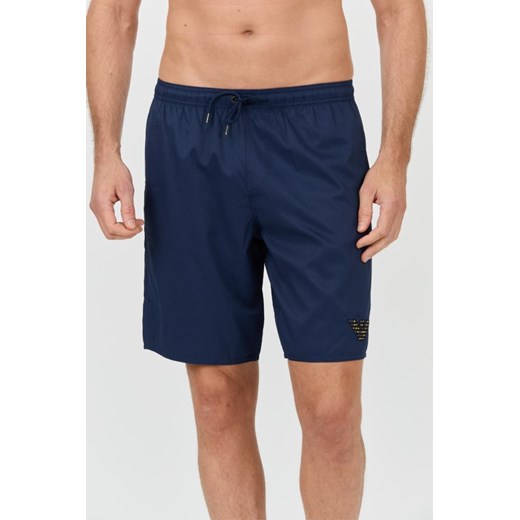 EMPORIO ARMANI Granatowe kąpielówki De bain logo brodé, Rozmiar 54 ze sklepu outfit.pl w kategorii Kąpielówki - zdjęcie 173526173