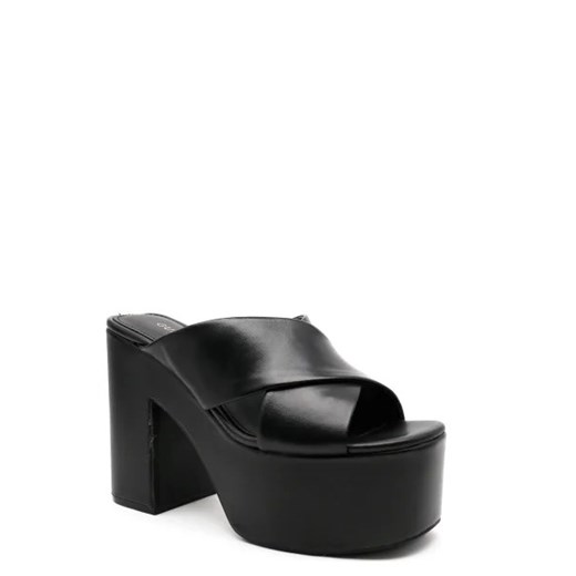 Klapki damskie Guess casual z tworzywa sztucznego bez zapięcia 