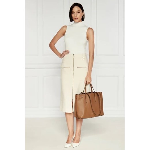 Gianni Chiarini shopper bag brązowa elegancka duża