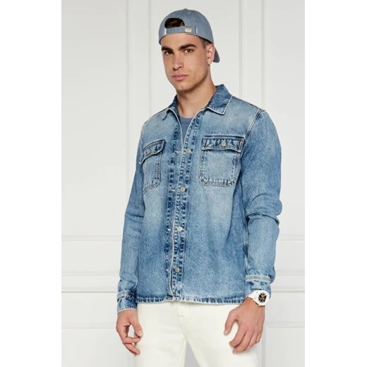 Pepe Jeans London Jeansowa koszula | Regular Fit ze sklepu Gomez Fashion Store w kategorii Koszule męskie - zdjęcie 173534332