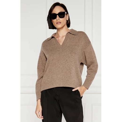 Weekend MaxMara Wełniany sweter | Relaxed fit ze sklepu Gomez Fashion Store w kategorii Swetry damskie - zdjęcie 173534392