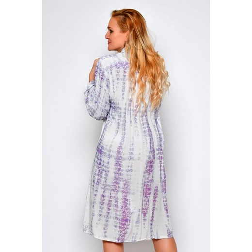 Tarifa Sukienka w kolorze biało-fioletowym Tarifa S wyprzedaż Limango Polska