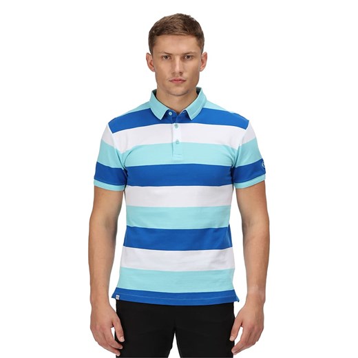 Regatta Koszulka polo &quot;Maxen&quot; w kolorze niebieskim ze sklepu Limango Polska w kategorii T-shirty męskie - zdjęcie 173535153